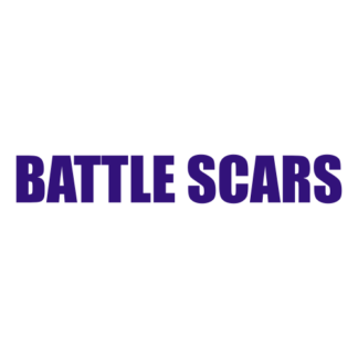 Battle Scars Decal (Purple)